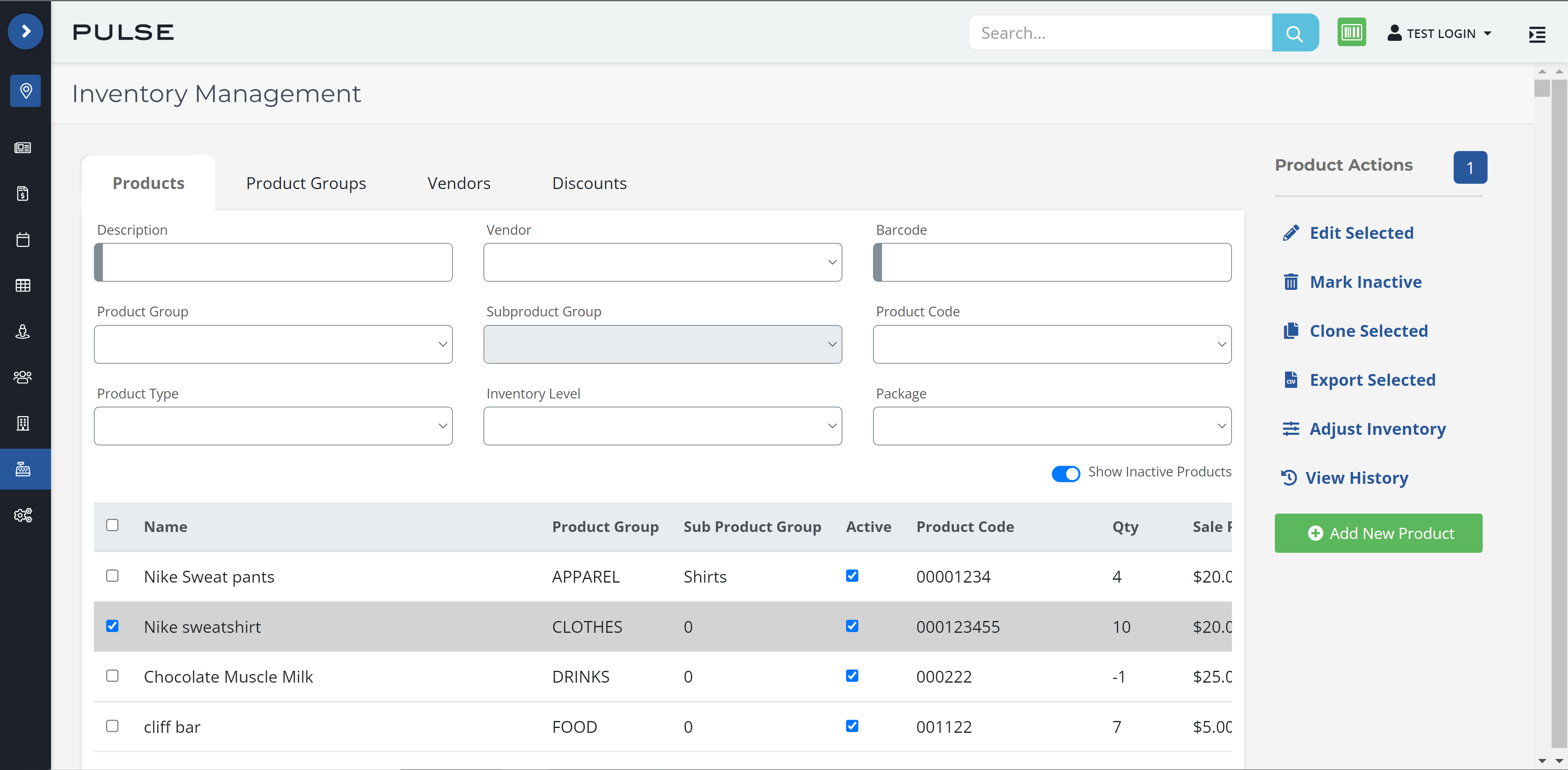 Inventory Management Portfolio